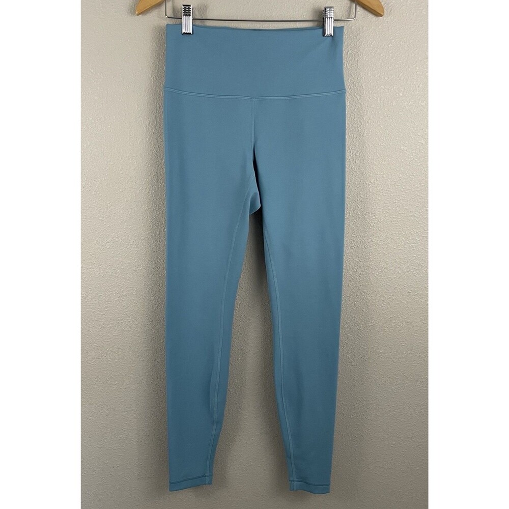 Lululemon Womens 8 Blue Wunder Train High Rise 28” Legging